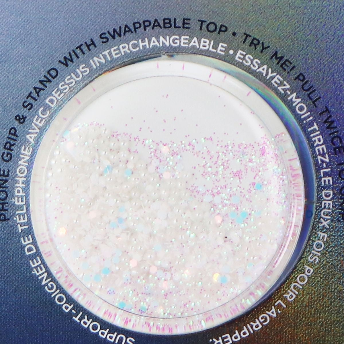 PopSockets PopGrip Luxe Swappable Phone Grip & Stand - Halo Tidepool Cell Phone - Mounts & Holders PopSockets - Simple Cell Bulk Wholesale Pricing - USA Seller