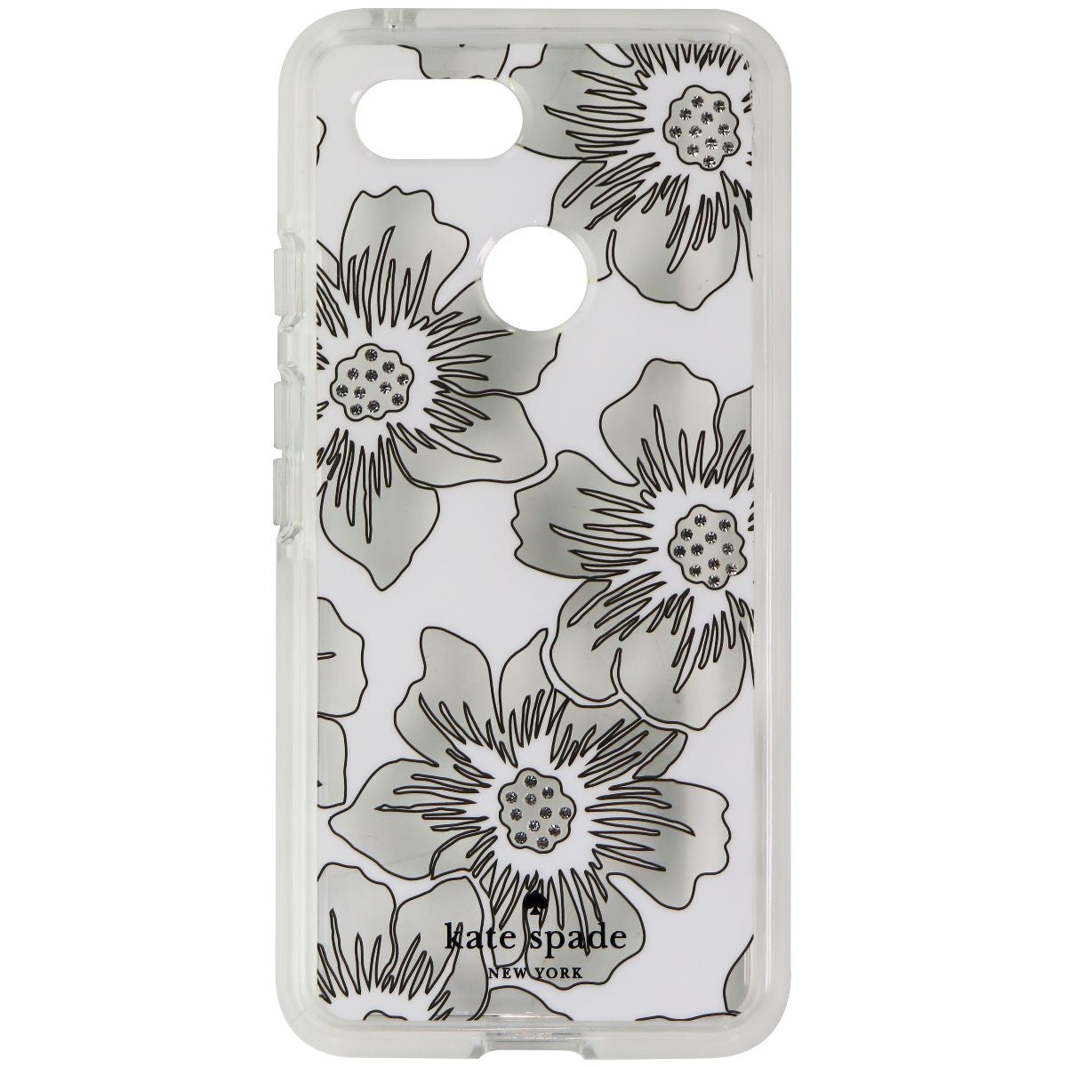 Kate Spade Defensive Hardshell Case for Google Pixel 3 - Reverse Hollyhock/Cream Cell Phone - Cases, Covers & Skins Kate Spade - Simple Cell Bulk Wholesale Pricing - USA Seller