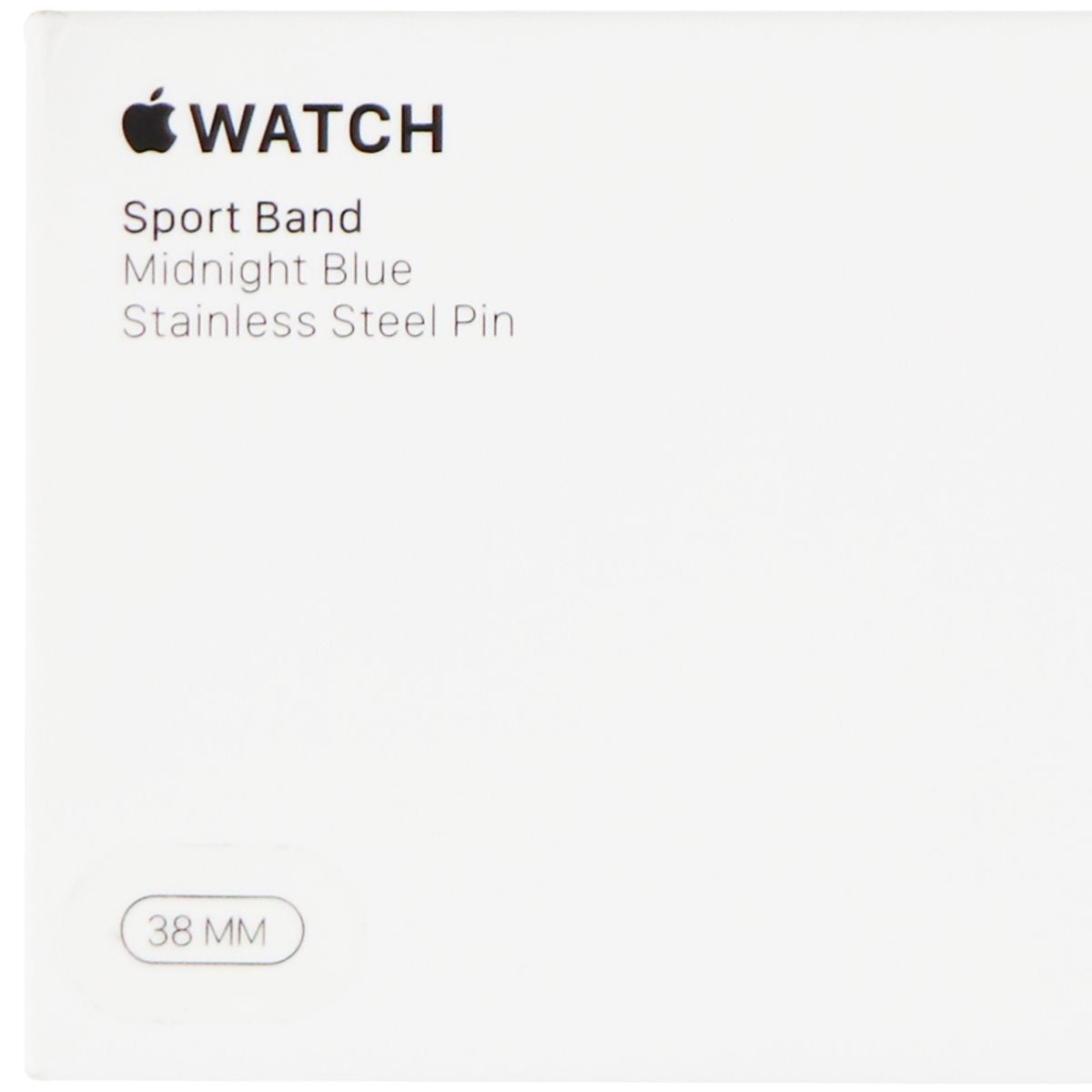 Apple Sport Band (38mm) for Apple Watch Any Series 38/40/41mm - Midnight Blue Smart Watch Accessories - Watch Bands Apple - Simple Cell Bulk Wholesale Pricing - USA Seller