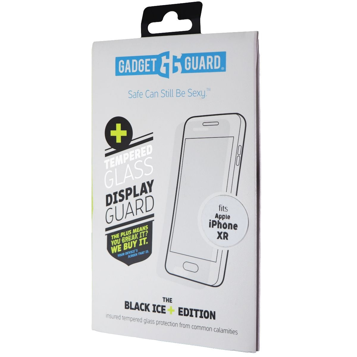 Gadget Guard (Black Ice+) Tempered Glass Screen Protector for iPhone XR - Clear Cell Phone - Screen Protectors Gadget Guard - Simple Cell Bulk Wholesale Pricing - USA Seller