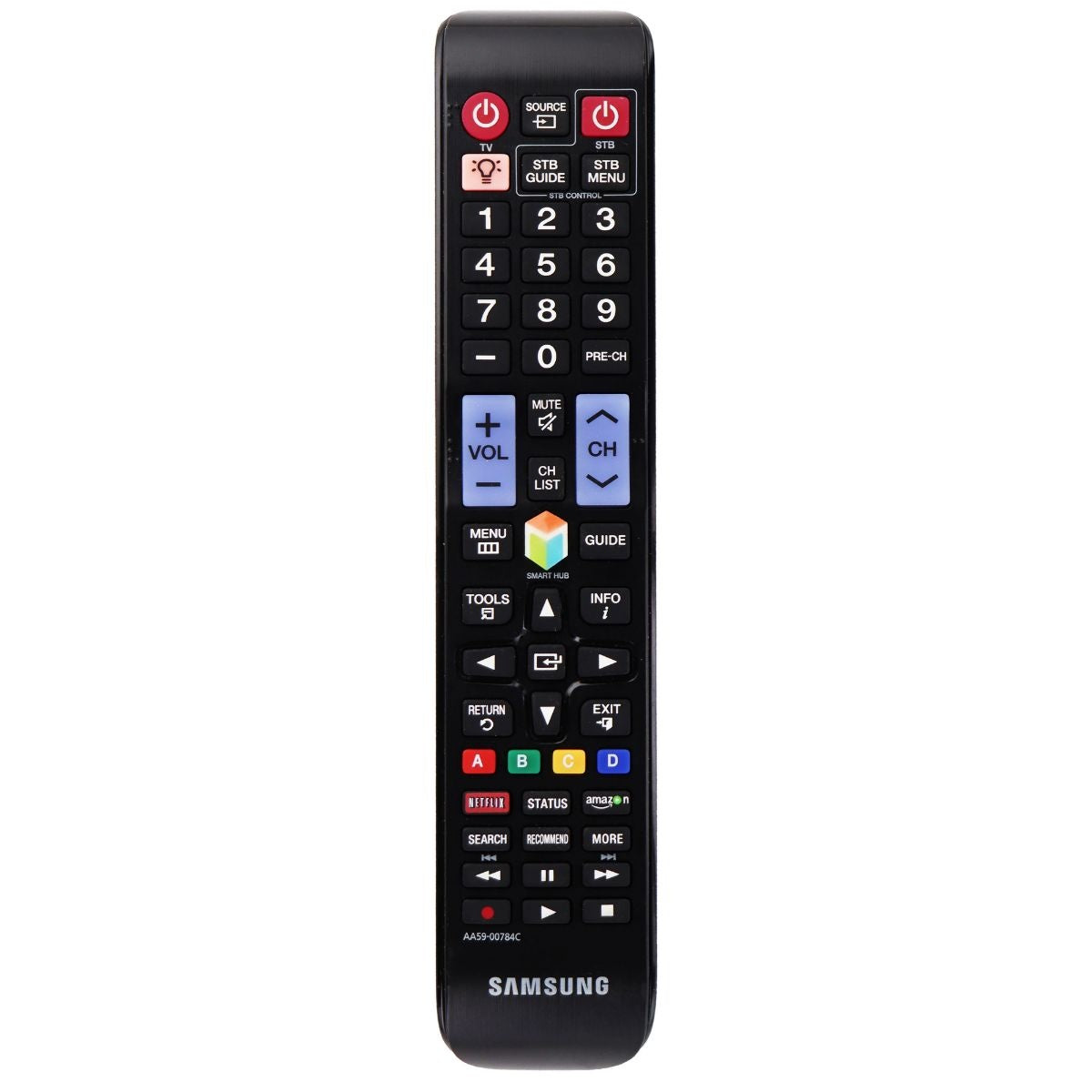 Samsung Remote Control (AA59-00784C) for Select Samsung TVs - Black TV, Video & Audio Accessories - Remote Controls Samsung - Simple Cell Bulk Wholesale Pricing - USA Seller