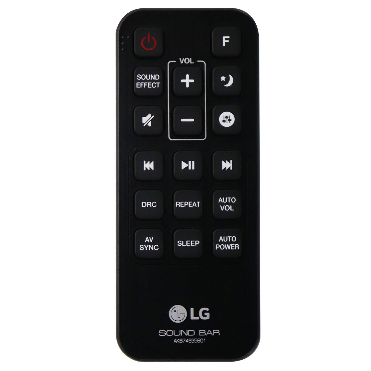 LG Remote Control (AKB74935601) for LG SH7B Hi-Fi Soundbar - Black TV, Video & Audio Accessories - Remote Controls LG - Simple Cell Bulk Wholesale Pricing - USA Seller