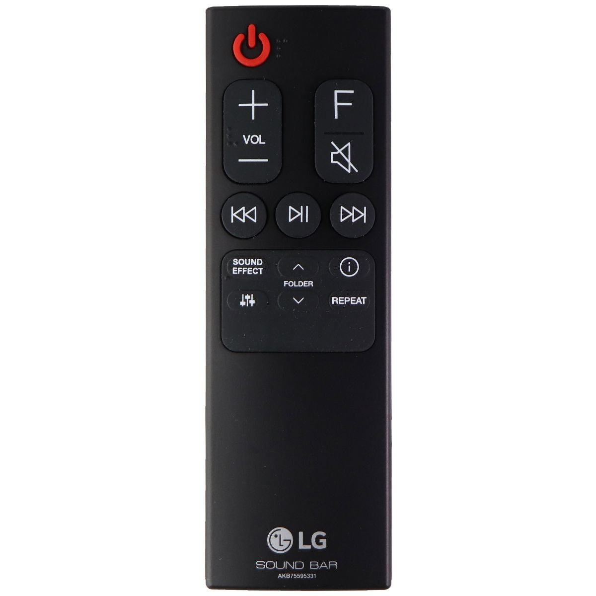 LG OEM Soundbar Remote Control - Black (AKB75595331) TV, Video & Audio Accessories - Remote Controls LG - Simple Cell Bulk Wholesale Pricing - USA Seller