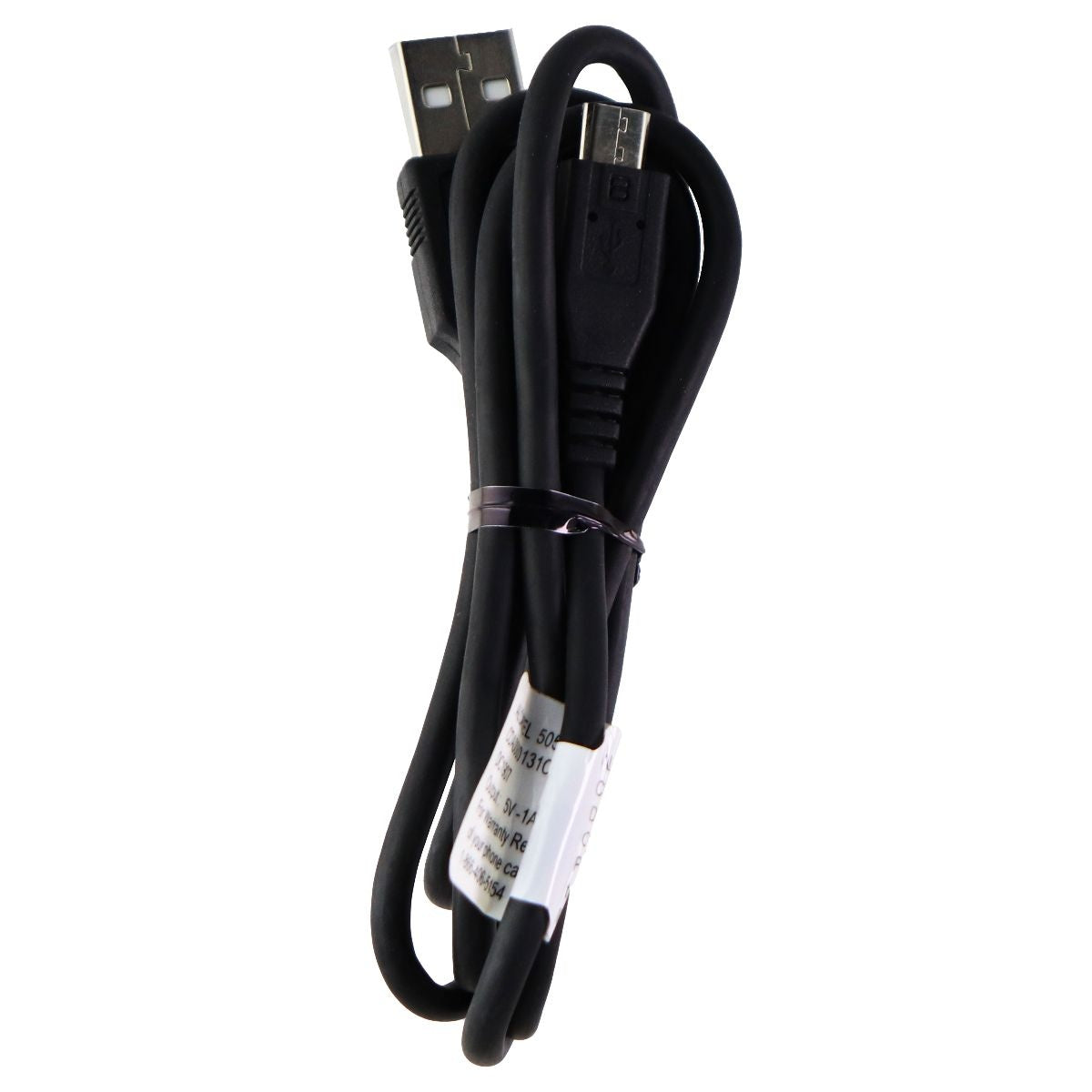 Alcatel (CDA0000131C1) 3.3ft Charge OEM Cable for Micro USB Devices - Black Cell Phone - Cables & Adapters Alcatel - Simple Cell Bulk Wholesale Pricing - USA Seller