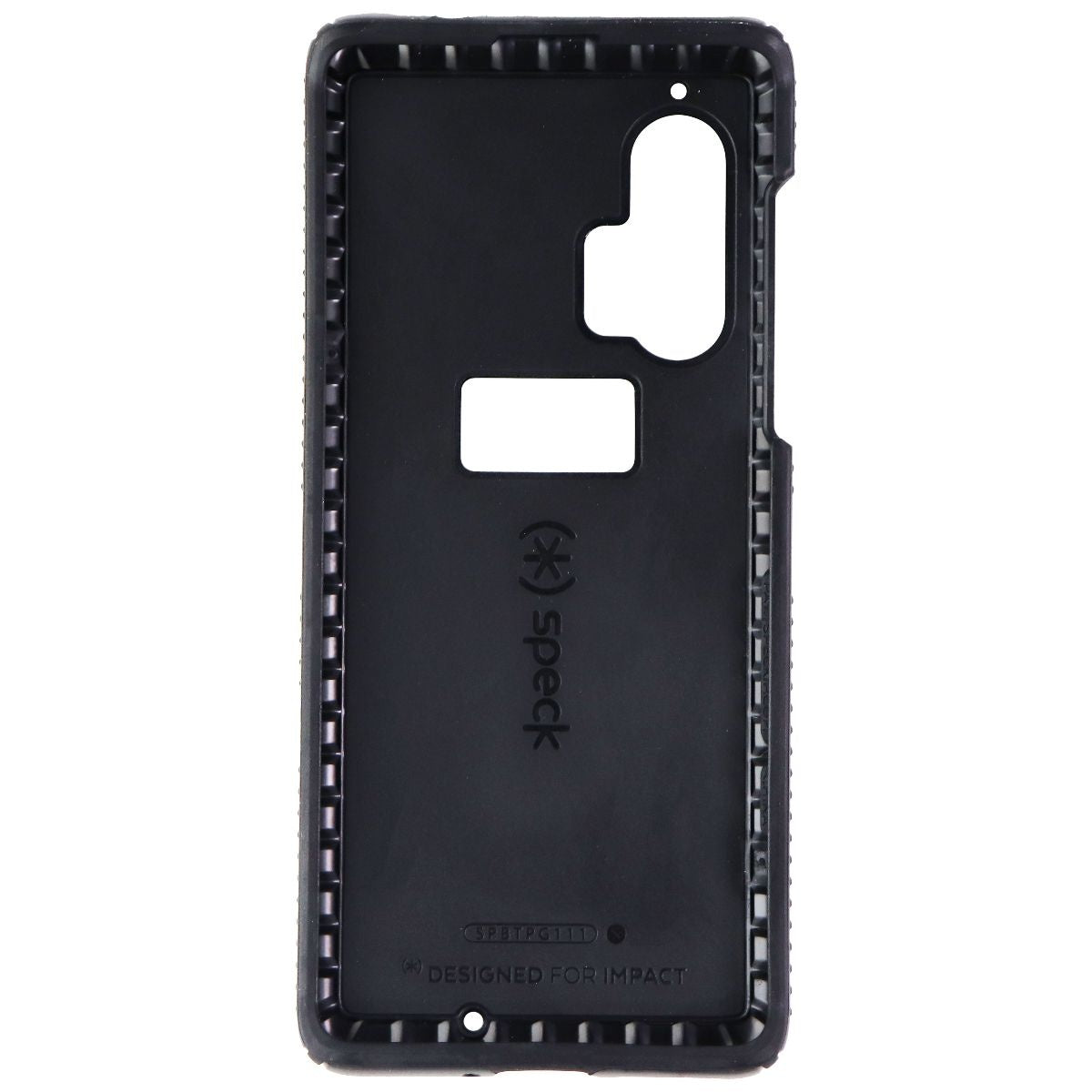 Speck Presidio Grip Series Case for Motorola Edge+ (2020) - Black/Black Cell Phone - Cases, Covers & Skins Speck - Simple Cell Bulk Wholesale Pricing - USA Seller