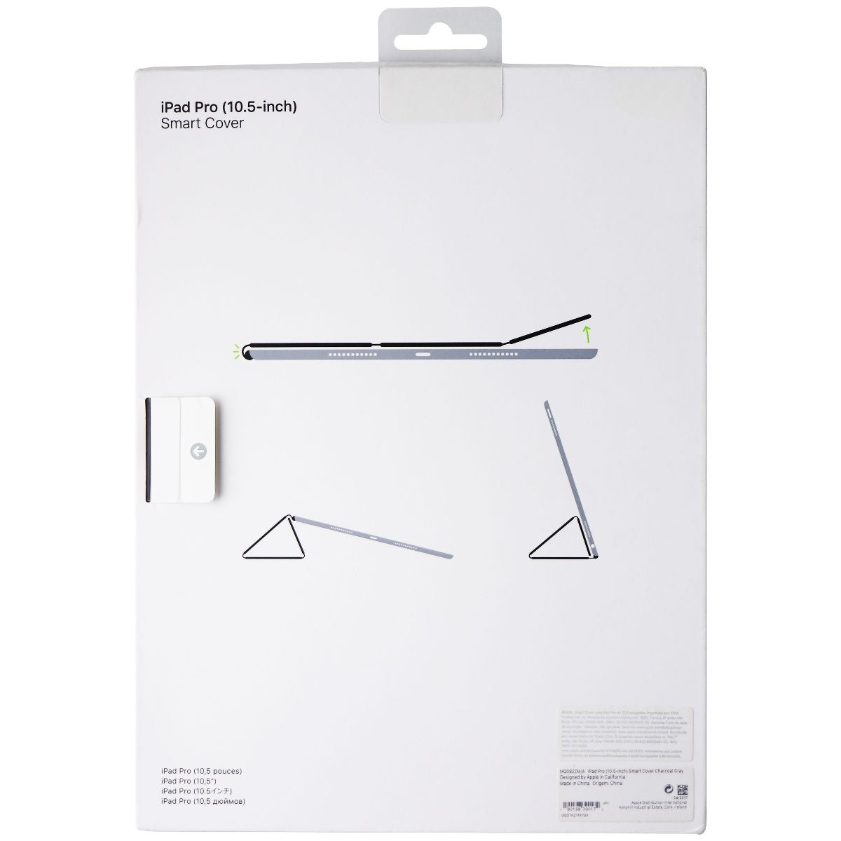 Apple Smart Cover Folio for Apple iPad Pro 10.5 inch (2017) - Charcoal Gray iPad/Tablet Accessories - Cases, Covers, Keyboard Folios Apple - Simple Cell Bulk Wholesale Pricing - USA Seller