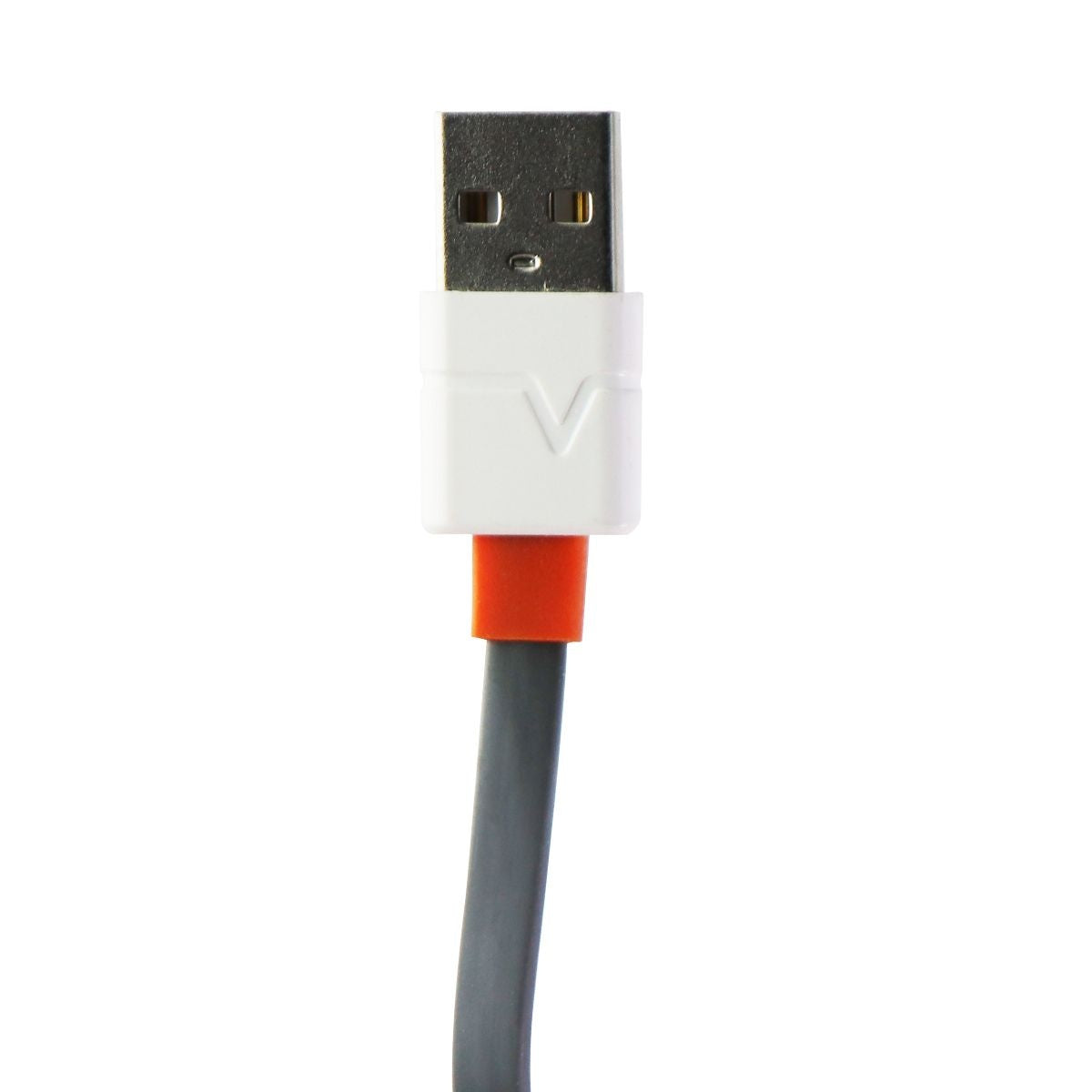 Ventev (3 Foot) Micro-USB and Lightning 8-Pin Switch Tip USB Cable - Gray/Orange Cell Phone - Cables & Adapters Ventev - Simple Cell Bulk Wholesale Pricing - USA Seller