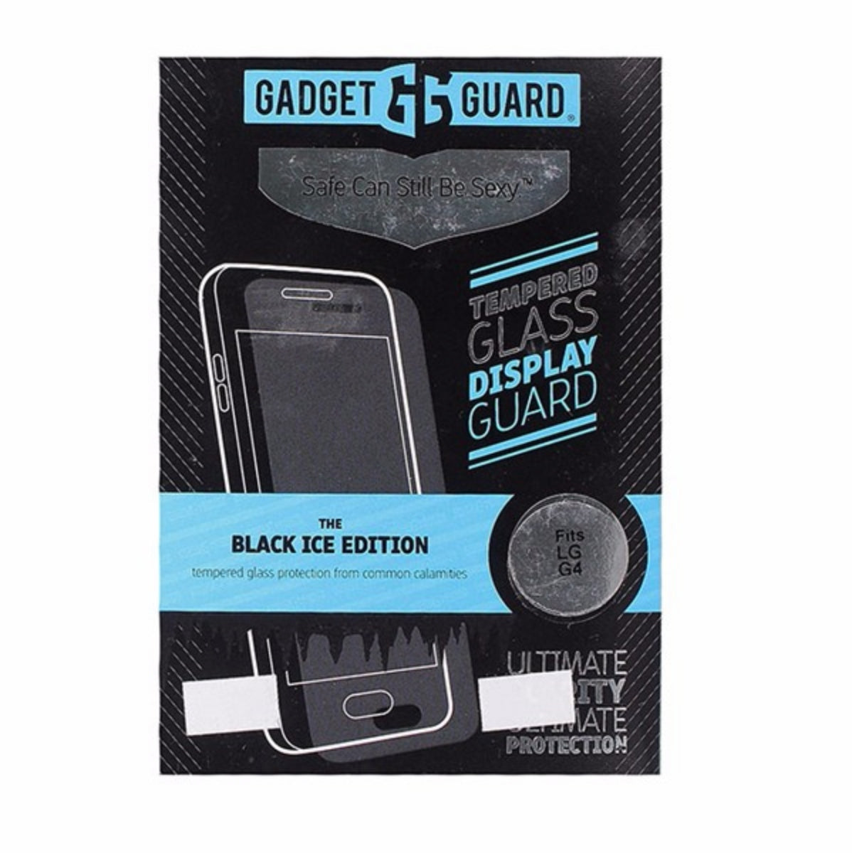 Gadget Guard Black Ice Tempered Glass for LG G4 Cell Phone - Screen Protectors Gadget Guard - Simple Cell Bulk Wholesale Pricing - USA Seller