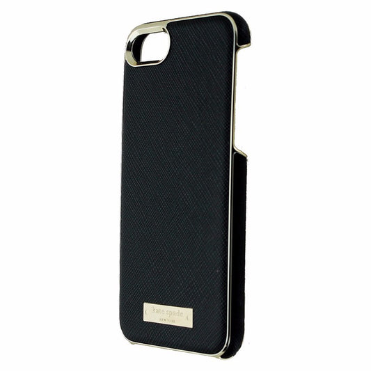 Kate Spade Wrap Case for Apple iPhone SE (2nd Gen) & 8/7 - Saffiano Black/Gold