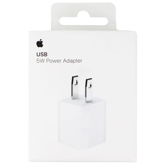 Apple (MD810LL/A) 5W 1A Wall Adapter for USB Devices - White Cell Phone - Cables & Adapters Apple - Simple Cell Bulk Wholesale Pricing - USA Seller