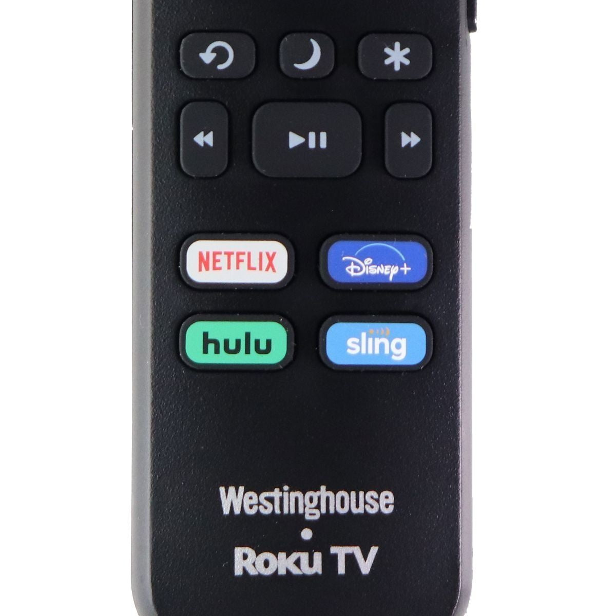 Westinghouse Remote (RC-AFIR) with Netflix/Disney/Hulu/Sling Keys - Black TV, Video & Audio Accessories - Remote Controls Westinghouse - Simple Cell Bulk Wholesale Pricing - USA Seller
