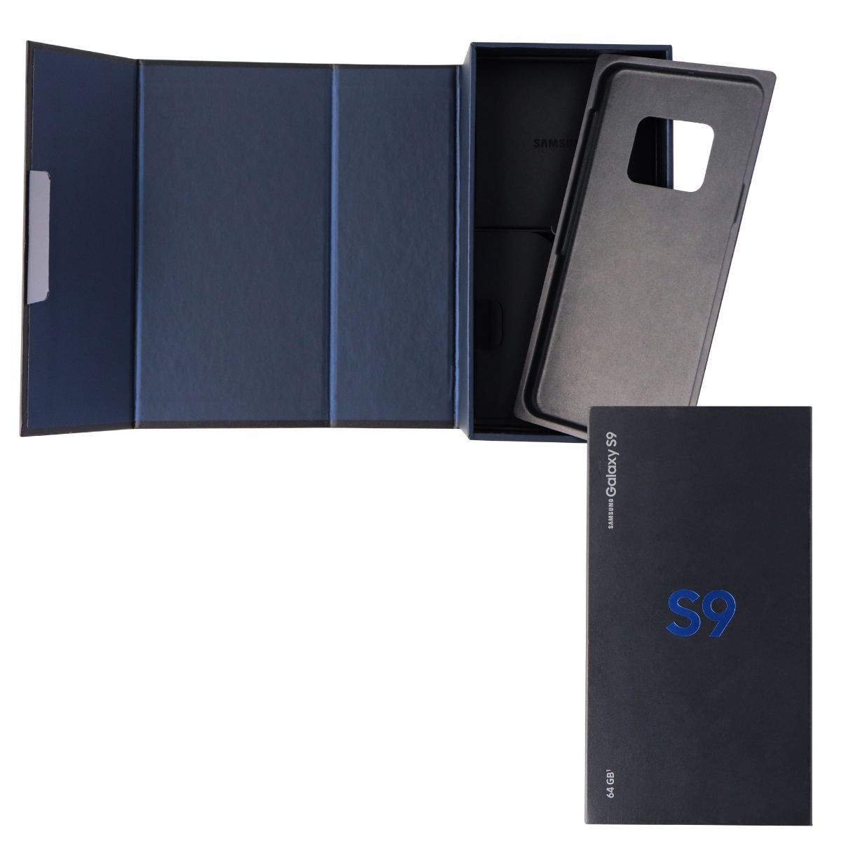 RETAIL BOX - Galaxy S9 - 64GB/Black/Verizon - Sleeve/Tray Included - NO DEVICE Cell Phone - Other Accessories Samsung - Simple Cell Bulk Wholesale Pricing - USA Seller