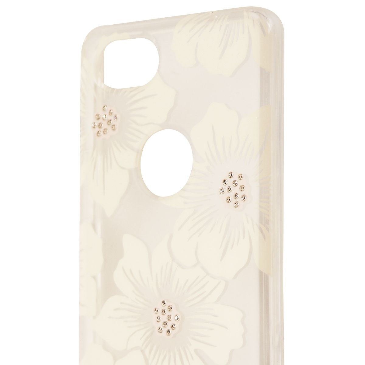 Kate Spade New York Hardshell Case for Google Pixel 2 - Clear/White Flowers Cell Phone - Cases, Covers & Skins Kate Spade - Simple Cell Bulk Wholesale Pricing - USA Seller