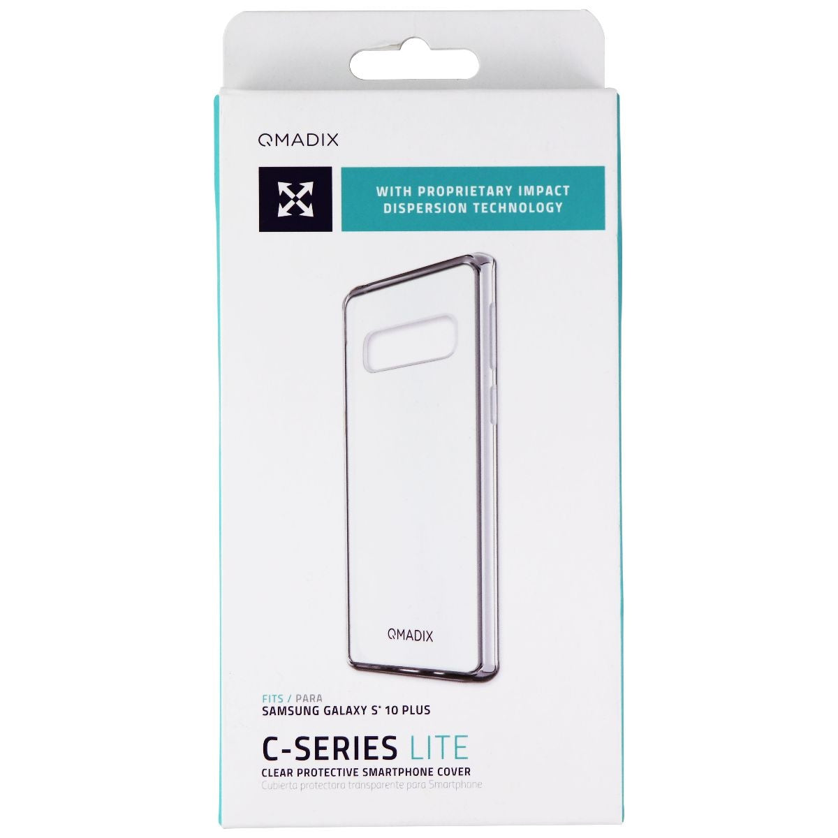 Qmadix C-Series Lite Case for Samsung Galaxy (S10+) - Clear Cell Phone - Cases, Covers & Skins Qmadix - Simple Cell Bulk Wholesale Pricing - USA Seller