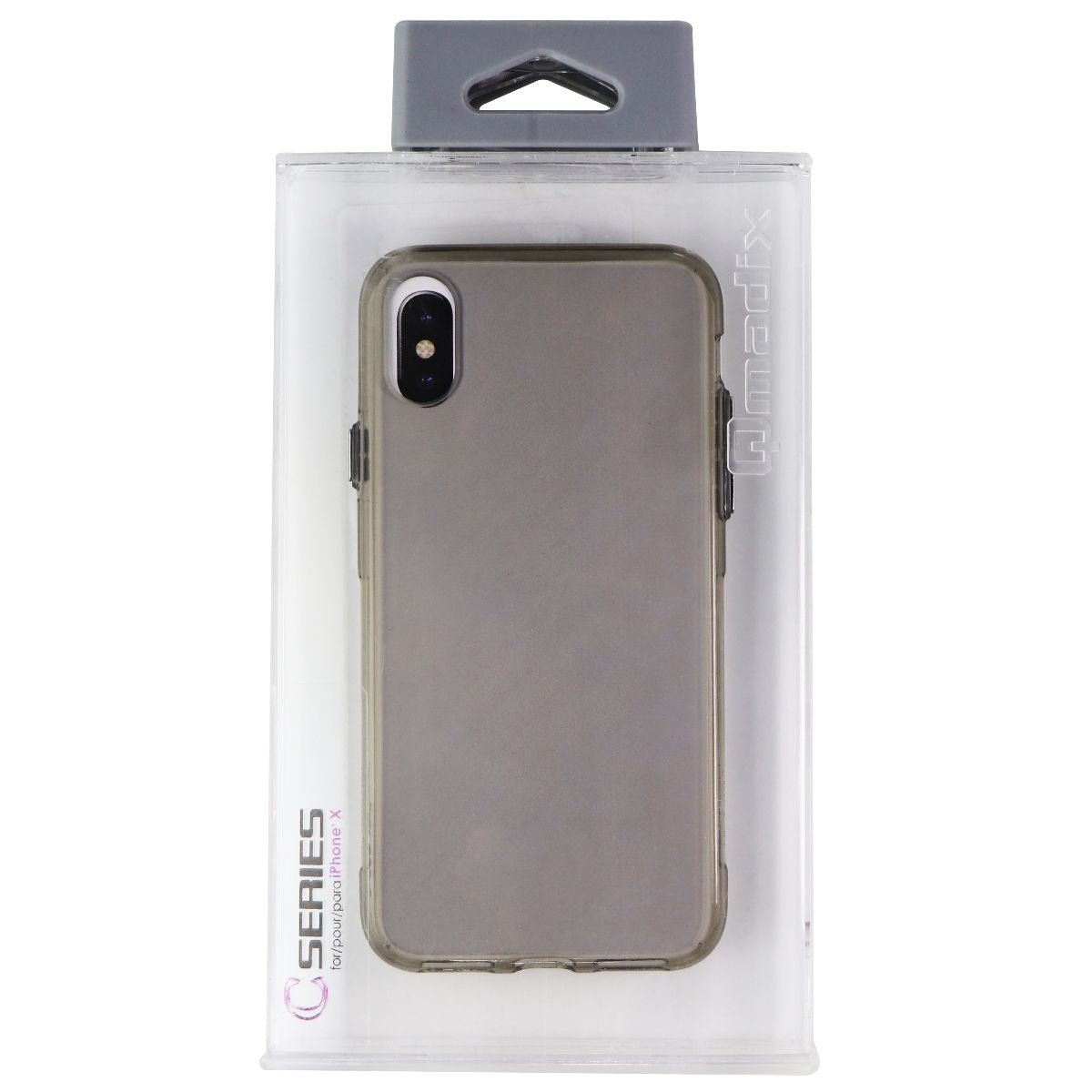 Qmadix C Series Case for Apple iPhone Xs/X - Smoke Black Cell Phone - Cases, Covers & Skins Qmadix - Simple Cell Bulk Wholesale Pricing - USA Seller