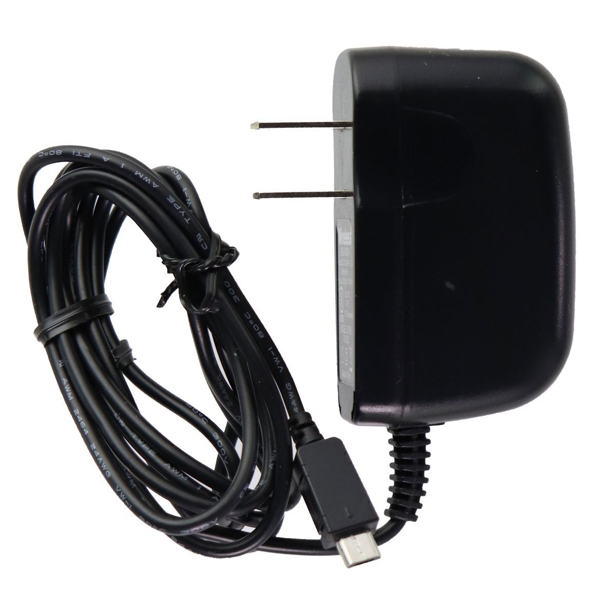 Just Wireless (SKU 04204) Wall Charger w/ Micro USB Connection 5V 800mA - Black Cell Phone - Chargers & Cradles Just Wireless - Simple Cell Bulk Wholesale Pricing - USA Seller