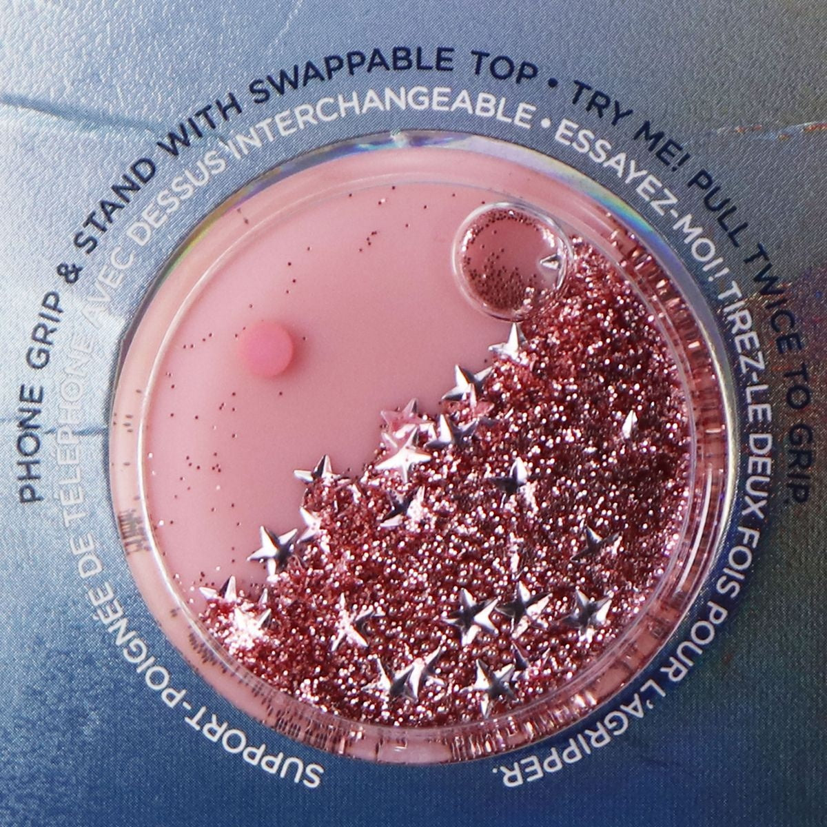 PopSockets PopGrip Luxe Swappable Grip for Phones & Tablets - Rose Tidepool Cell Phone - Mounts & Holders PopSockets - Simple Cell Bulk Wholesale Pricing - USA Seller