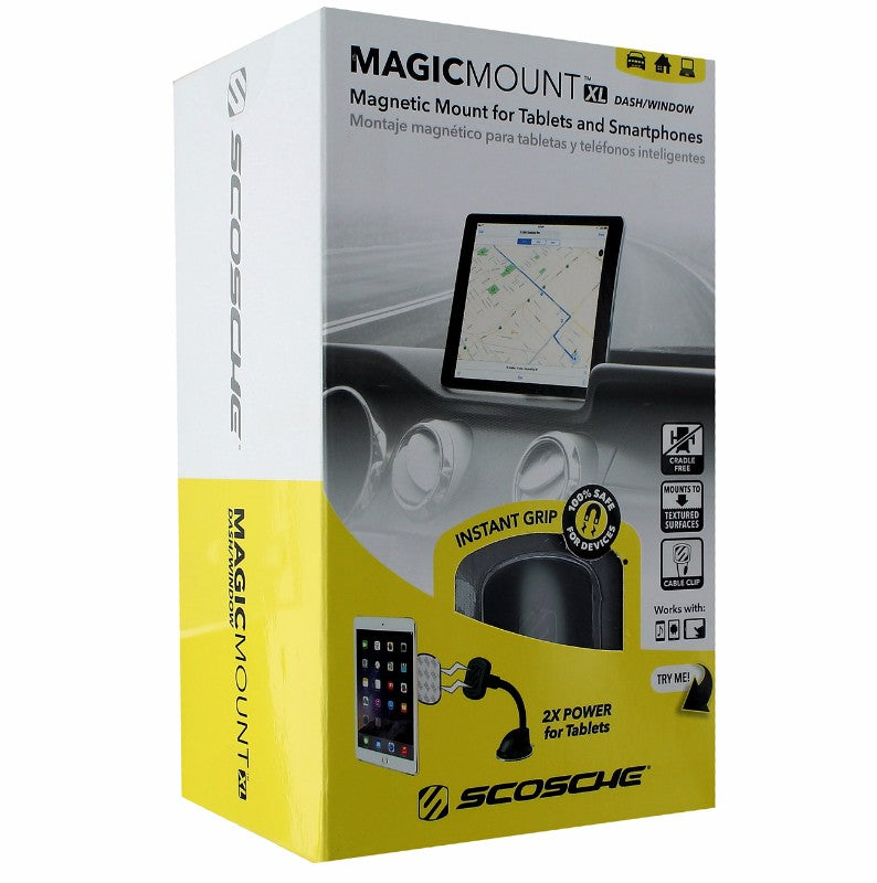 Scosche MagicMount XL Universal Dash / Window Adjustable Mount - Black Cell Phone - Mounts & Holders Scosche - Simple Cell Bulk Wholesale Pricing - USA Seller