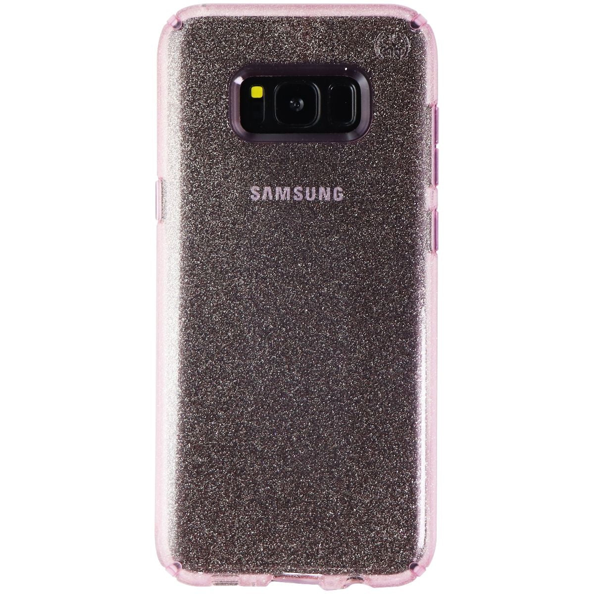 Speck Presidio Clear + Glitter Case for Galaxy (S8+) - Pink Glitter Cell Phone - Cases, Covers & Skins Speck - Simple Cell Bulk Wholesale Pricing - USA Seller