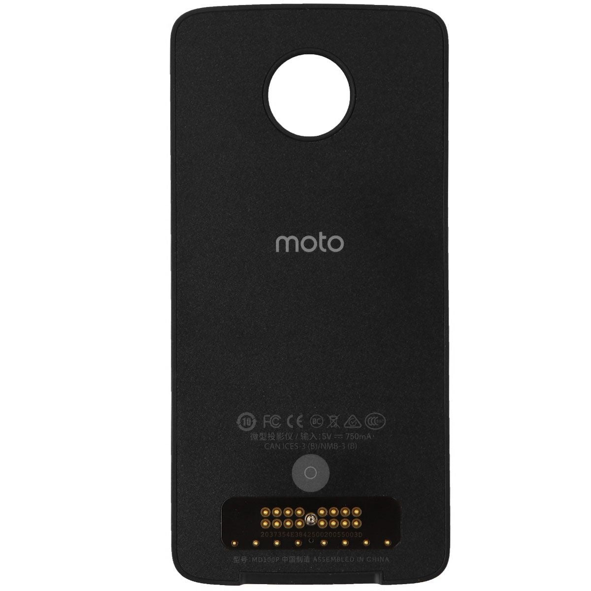 Motorola Insta-Share Projector Attachment MotoMod for Moto Z Phones - Black Cell Phone - Other Accessories Motorola - Simple Cell Bulk Wholesale Pricing - USA Seller