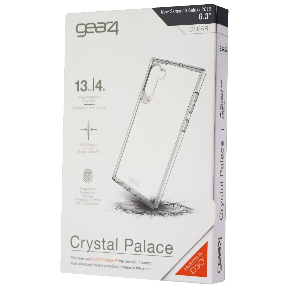 ZAGG Crystal Palace Series Case for Samsung Galaxy Note10 - Clear Cell Phone - Cases, Covers & Skins Zagg - Simple Cell Bulk Wholesale Pricing - USA Seller