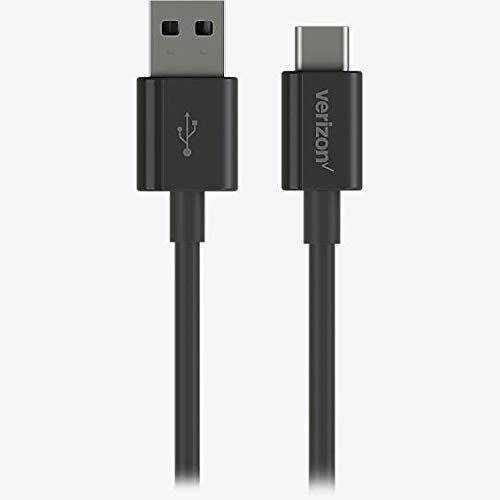 Verizon (TVL12WTYPEC - M) 6Ft Charge & Sync Data Cable for USB-C Devices - Black Cell Phone - Cables & Adapters Verizon - Simple Cell Bulk Wholesale Pricing - USA Seller