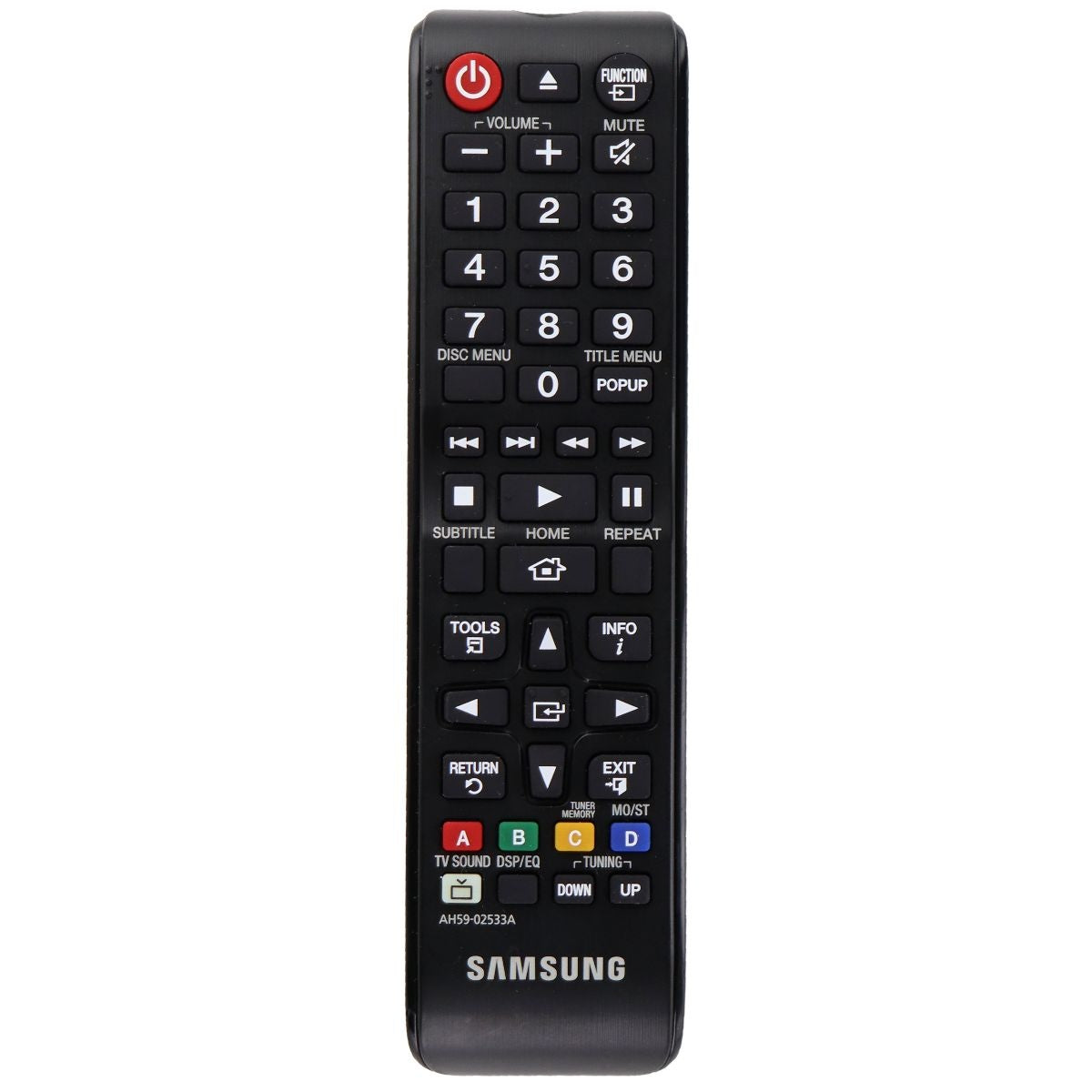 Samsung Remote (AH59-02533A) for Select Samsung Home Theater Systems - Black TV, Video & Audio Accessories - Remote Controls Samsung - Simple Cell Bulk Wholesale Pricing - USA Seller