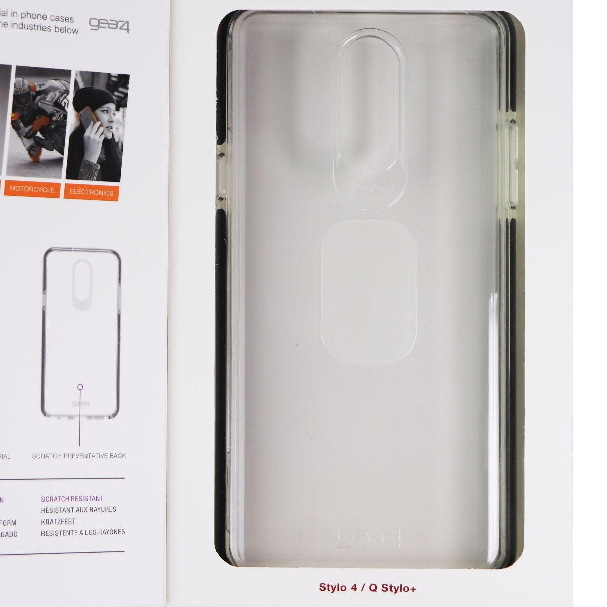 ZAGG Piccadilly Series Hard Case for LG Stylo 4 & (Q Stylo+) - Clear/Black Cell Phone - Cases, Covers & Skins Zagg - Simple Cell Bulk Wholesale Pricing - USA Seller