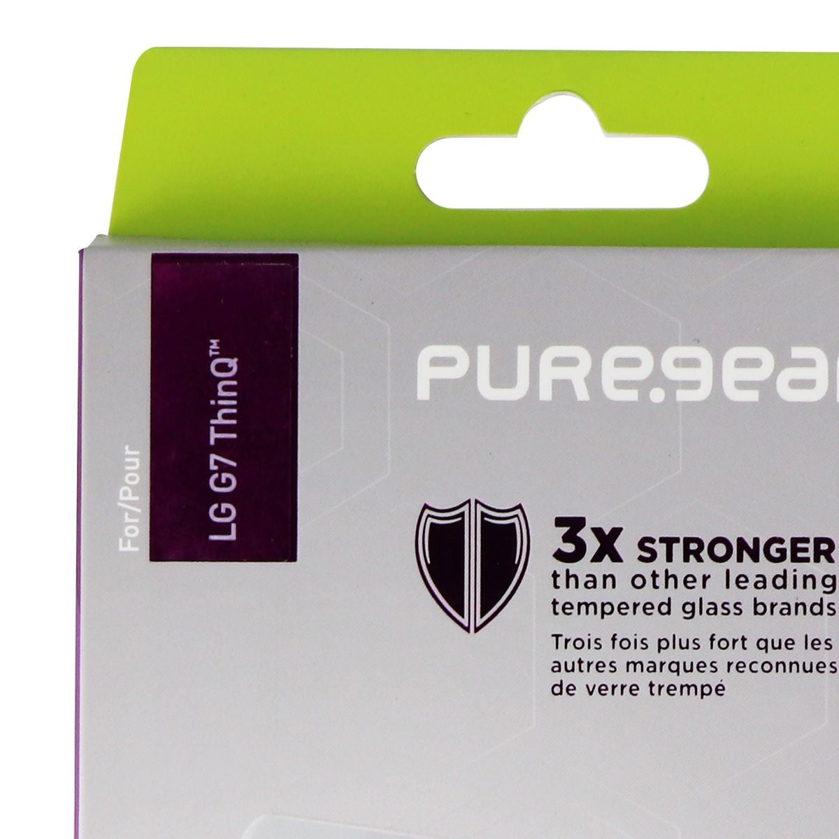 PureGear High-Definition Tempered Glass for LG G7 ThinQ - Clear