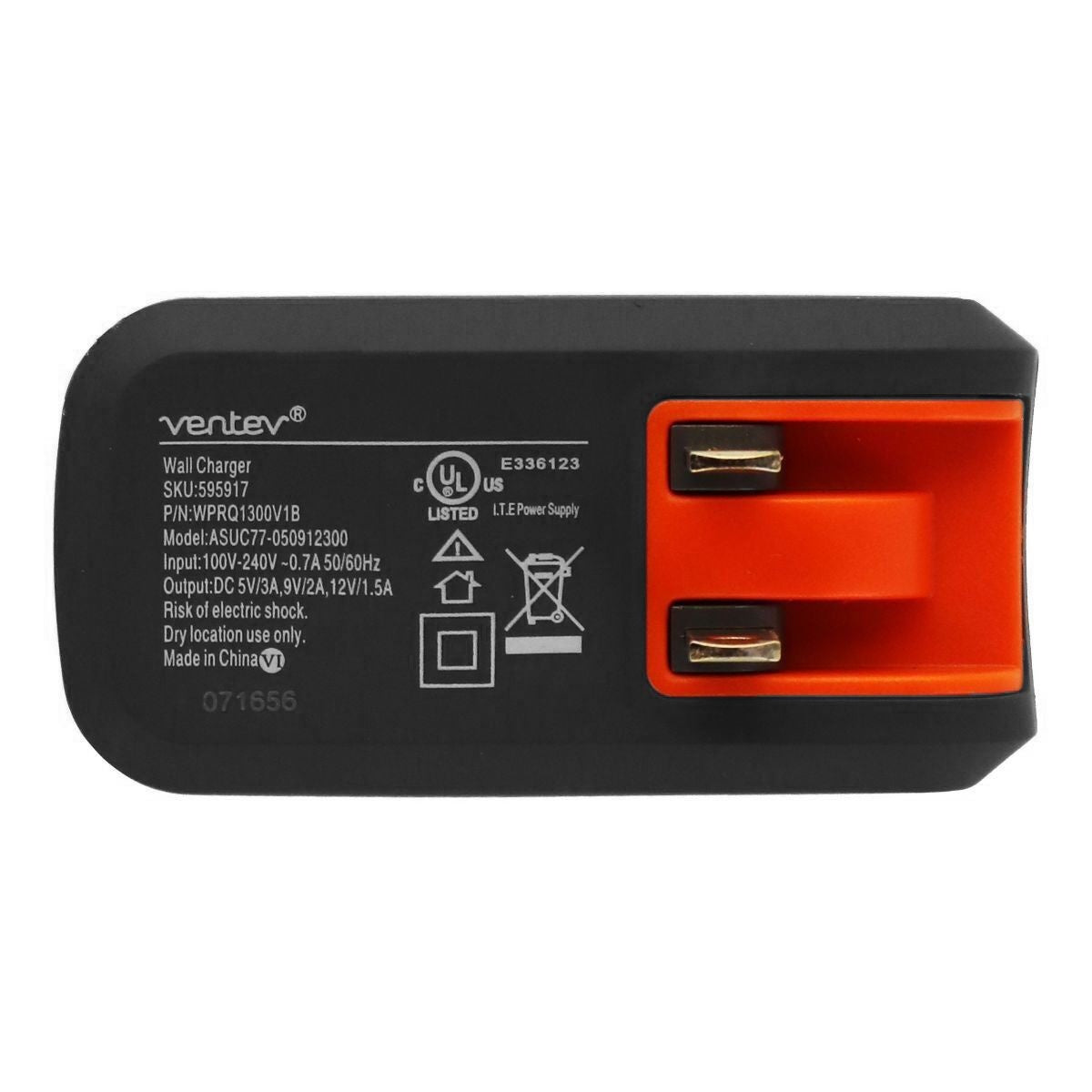 Ventev Wallport RQ1300 Qualcomm 3.0 USB Adapter and 3Ft Micro-USB Cable - Gray Cell Phone - Chargers & Cradles Ventev - Simple Cell Bulk Wholesale Pricing - USA Seller