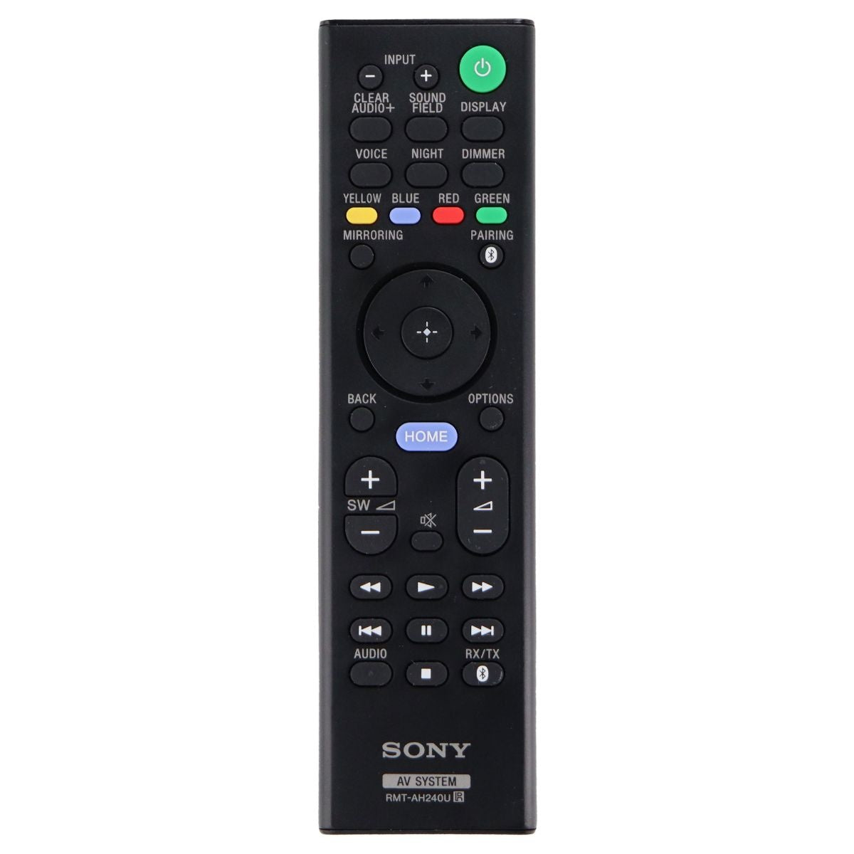 Sony Remote (RMT-AH240U) for Select Sony Home Audio Systems - Black TV, Video & Audio Accessories - Remote Controls Sony - Simple Cell Bulk Wholesale Pricing - USA Seller