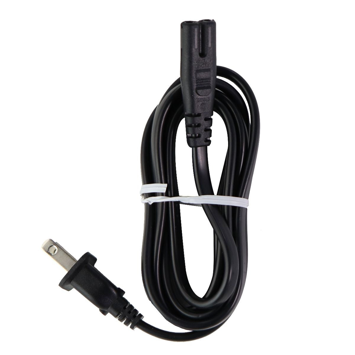 I-Sheng (IS-033) 6Ft 125V 7A 2-Prong Power Cable - Black Cell Phone - Cables & Adapters I-Sheng - Simple Cell Bulk Wholesale Pricing - USA Seller