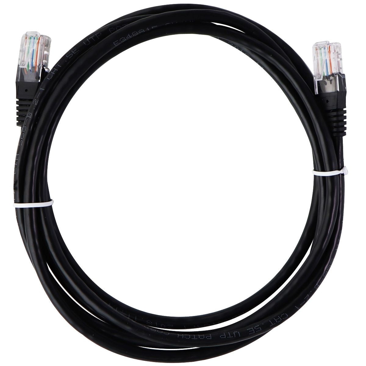 6.5-Foot (CAT5E) Ethernet Patch Cable - Black Computer/Network - Ethernet Cables (RJ-45, 8P8C) Unbranded - Simple Cell Bulk Wholesale Pricing - USA Seller