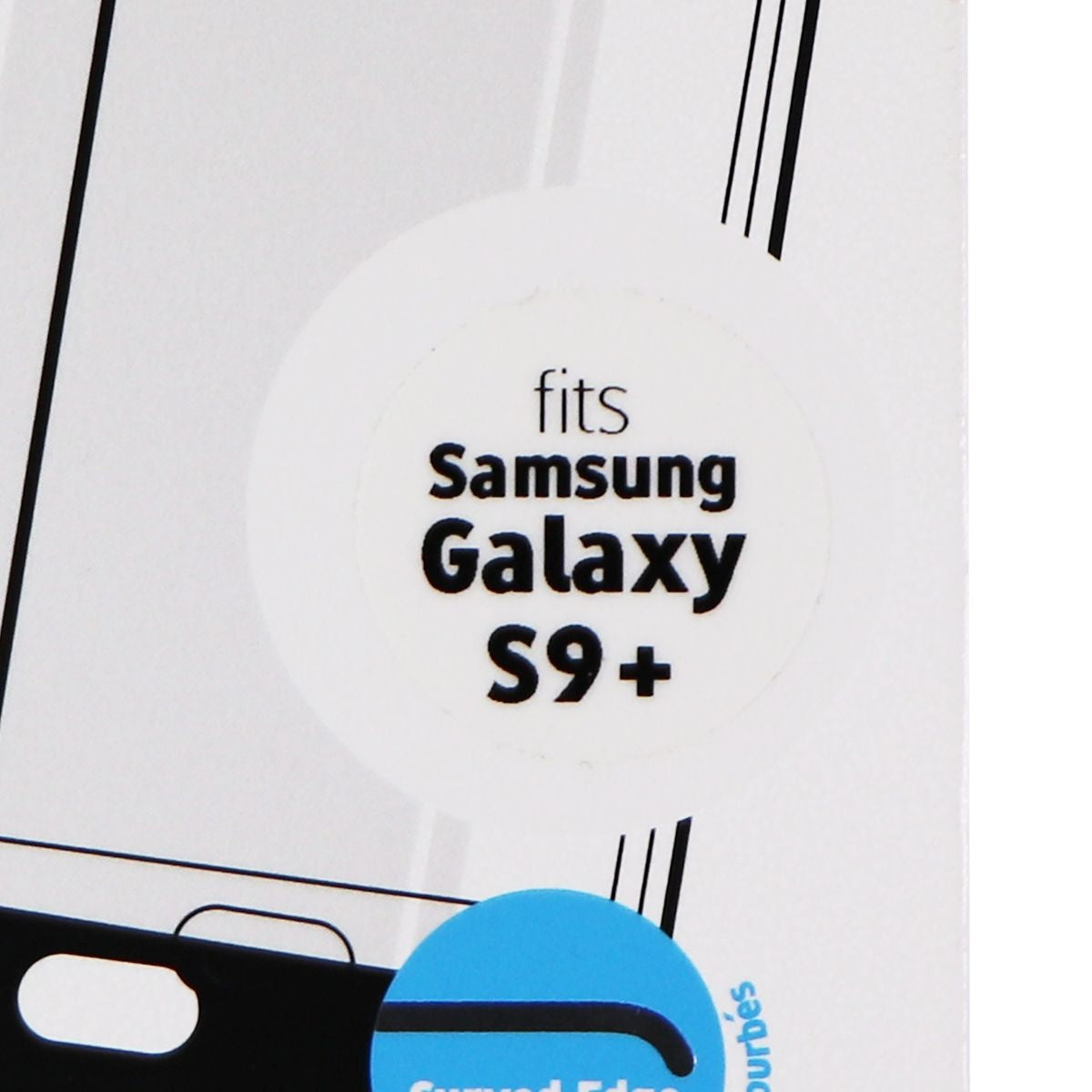 Gadget Guard Black Ice Cornice Edition Tempered Glass for Samsung Galaxy (S9+) Cell Phone - Screen Protectors Gadget Guard - Simple Cell Bulk Wholesale Pricing - USA Seller