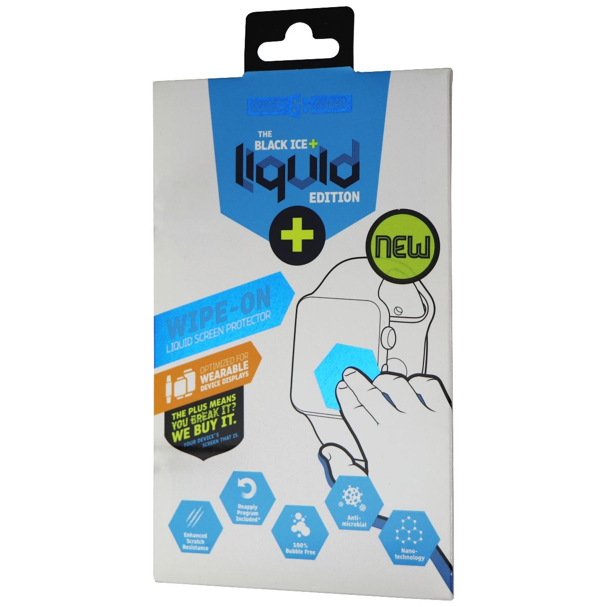 Gadget Guard (Black Ice+) Liquid Screen Protector for 38mm/40mm Apple Watches Cell Phone - Screen Protectors Gadget Guard - Simple Cell Bulk Wholesale Pricing - USA Seller