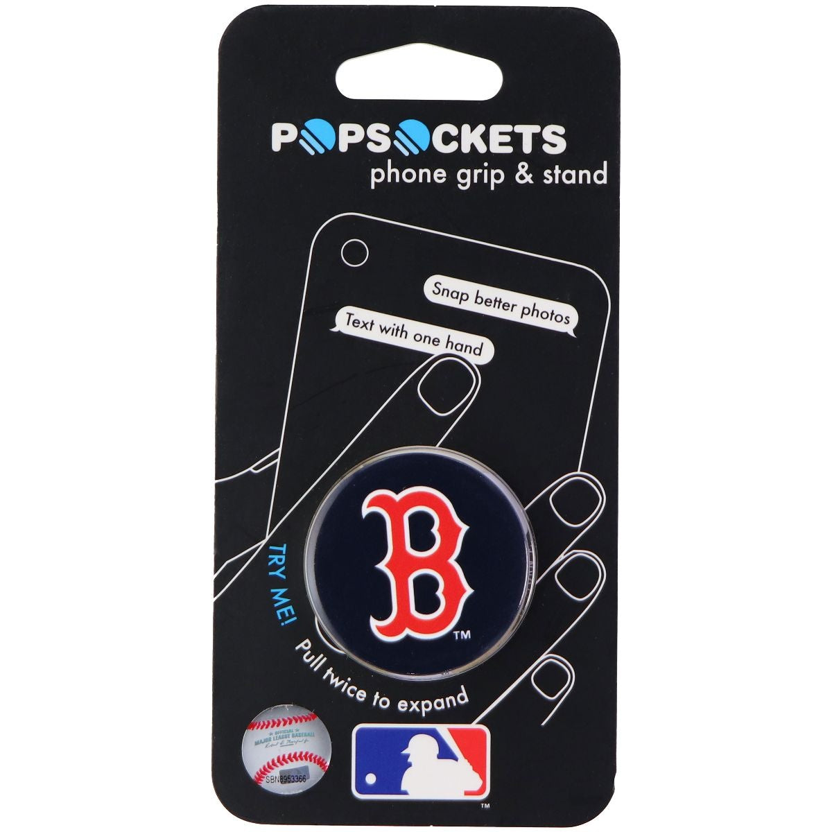 Popsockets Collapsible Phone Grip & Stand for Smartphones - Boston Red Sox Cell Phone - Mounts & Holders PopSockets - Simple Cell Bulk Wholesale Pricing - USA Seller