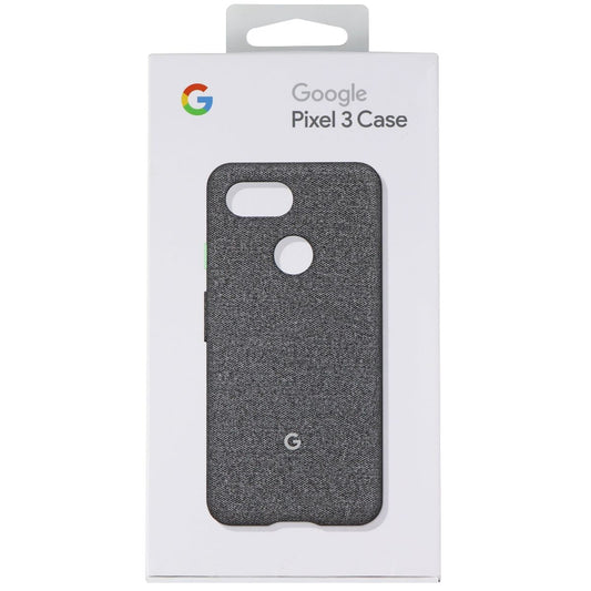 Google Fabric Case Cell Phone Case for Pixel 3 - Fog Fabric - Gray