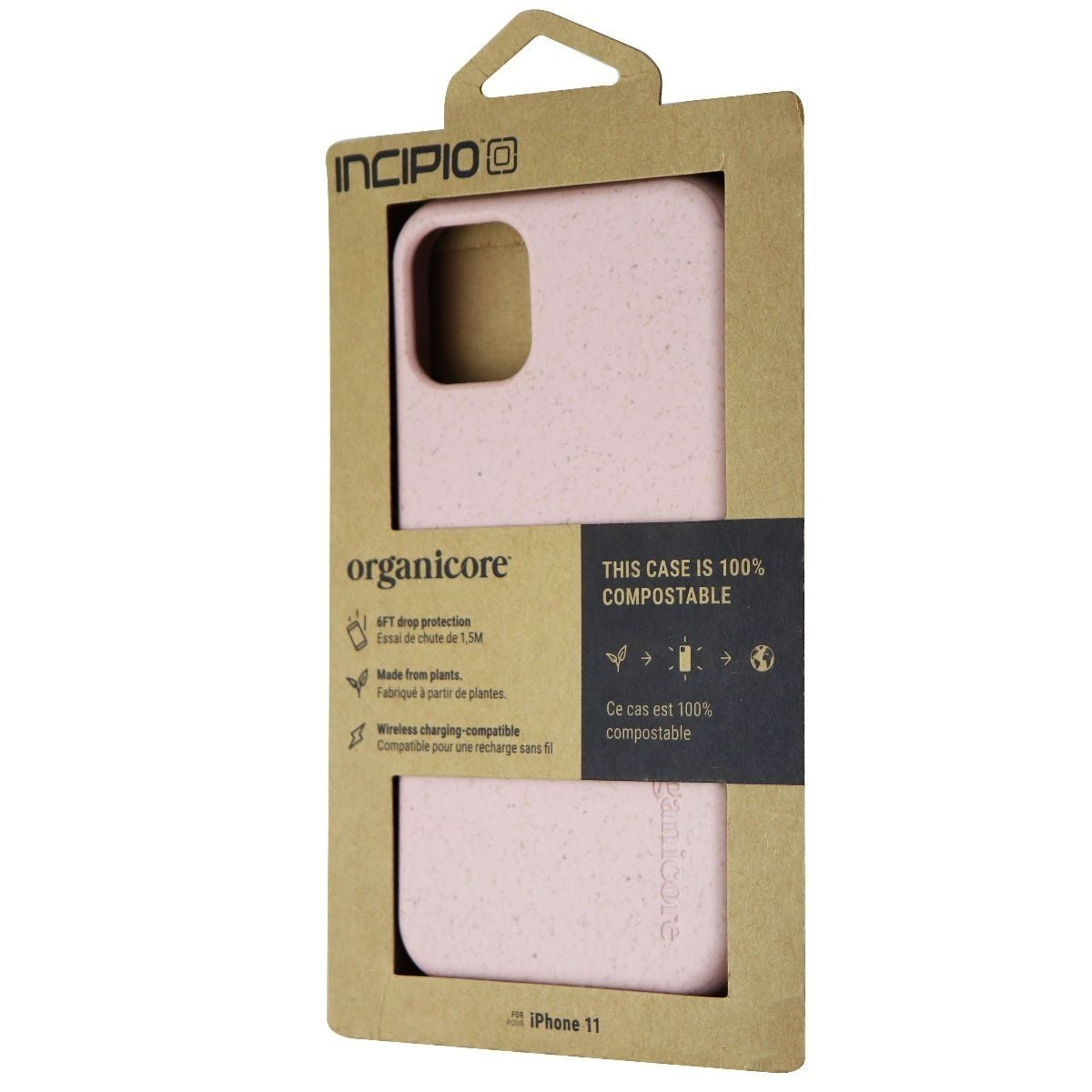 Incipio Organicore Slim Case for Apple iPhone 11 (6.1) - Dusty Pink Cell Phone - Cases, Covers & Skins Incipio - Simple Cell Bulk Wholesale Pricing - USA Seller