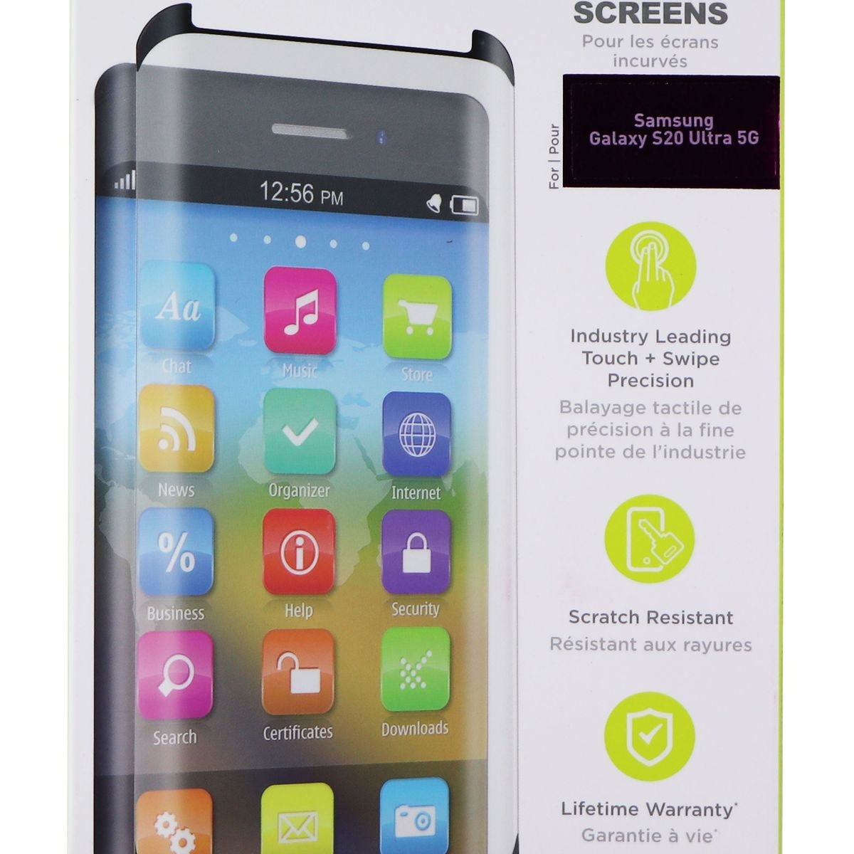 PureGear HD Tempered Glass Screen Protector for Samsung Galaxy S20 Ultra 5G Cell Phone - Screen Protectors PureGear - Simple Cell Bulk Wholesale Pricing - USA Seller