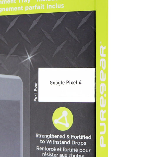PureGear Steel 360 Tempered Glass Screen Protector for Google Pixel 4 - Clear Cell Phone - Screen Protectors PureGear - Simple Cell Bulk Wholesale Pricing - USA Seller