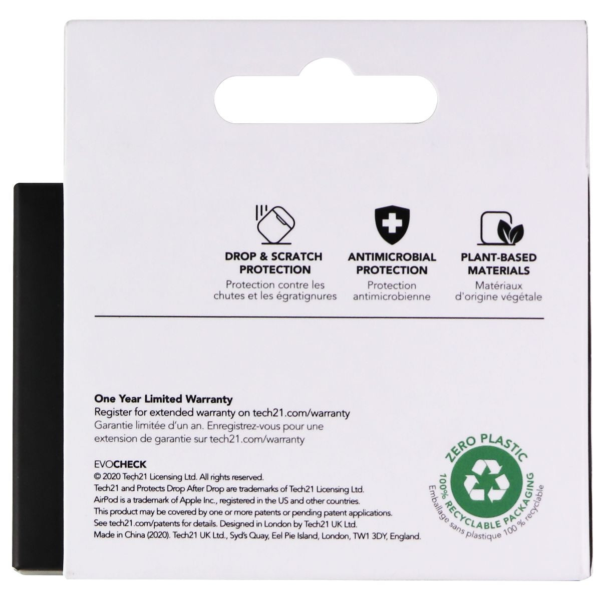 Tech21 Evo Check Series Case for Apple AirPods Pro Case - Black iPod, Audio Player Accessories - Cases, Covers & Skins Tech21 - Simple Cell Bulk Wholesale Pricing - USA Seller