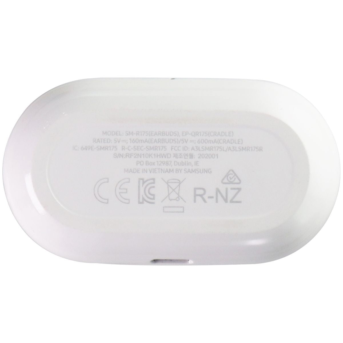 Samsung Galaxy Buds+ (Plus) Replacement Charging Case - White (EP-QR175) Cell Phone - Headsets Samsung - Simple Cell Bulk Wholesale Pricing - USA Seller