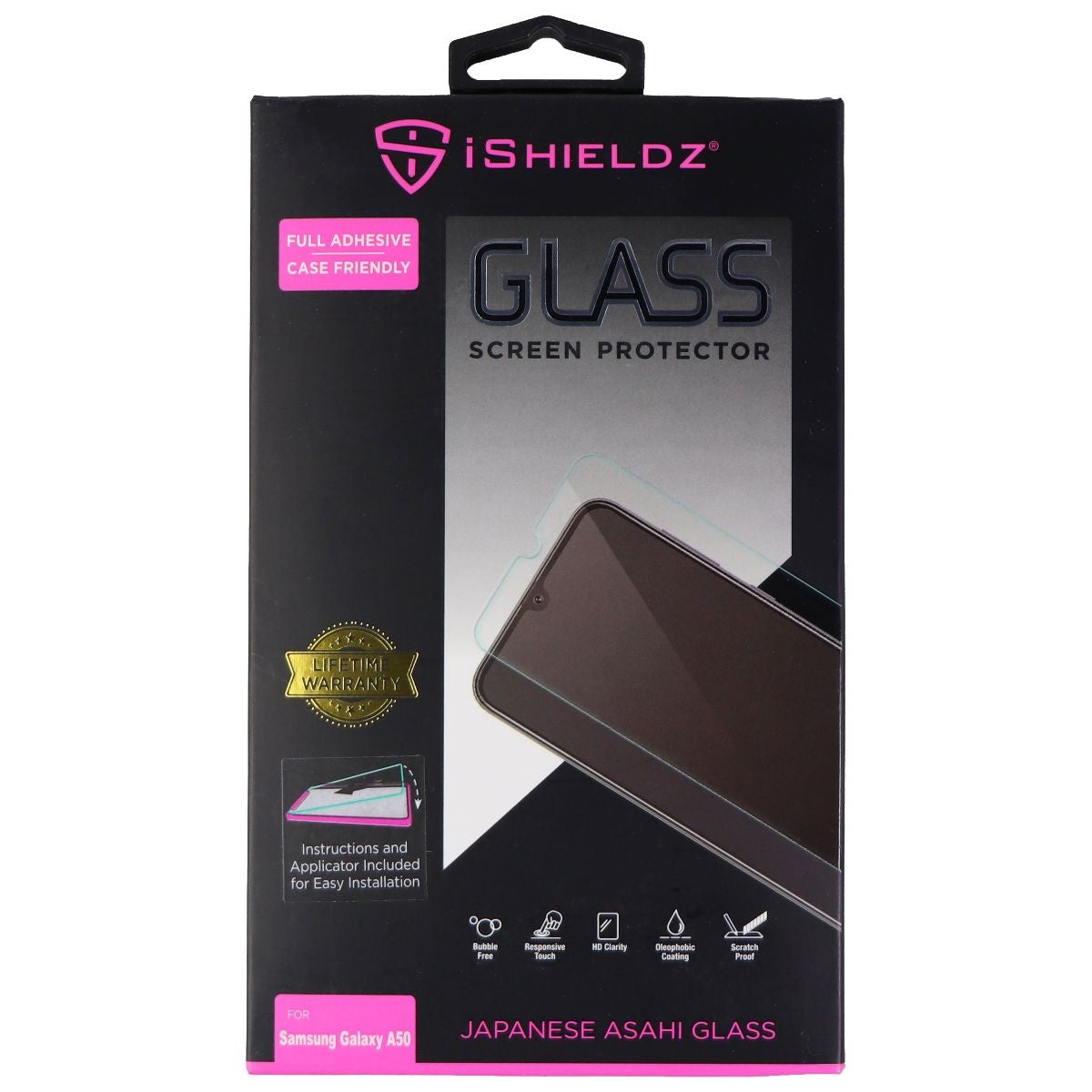 iShieldz Tempered Glass Screen Protector for Samsung Galaxy A50 - Clear Cell Phone - Screen Protectors iShieldz - Simple Cell Bulk Wholesale Pricing - USA Seller