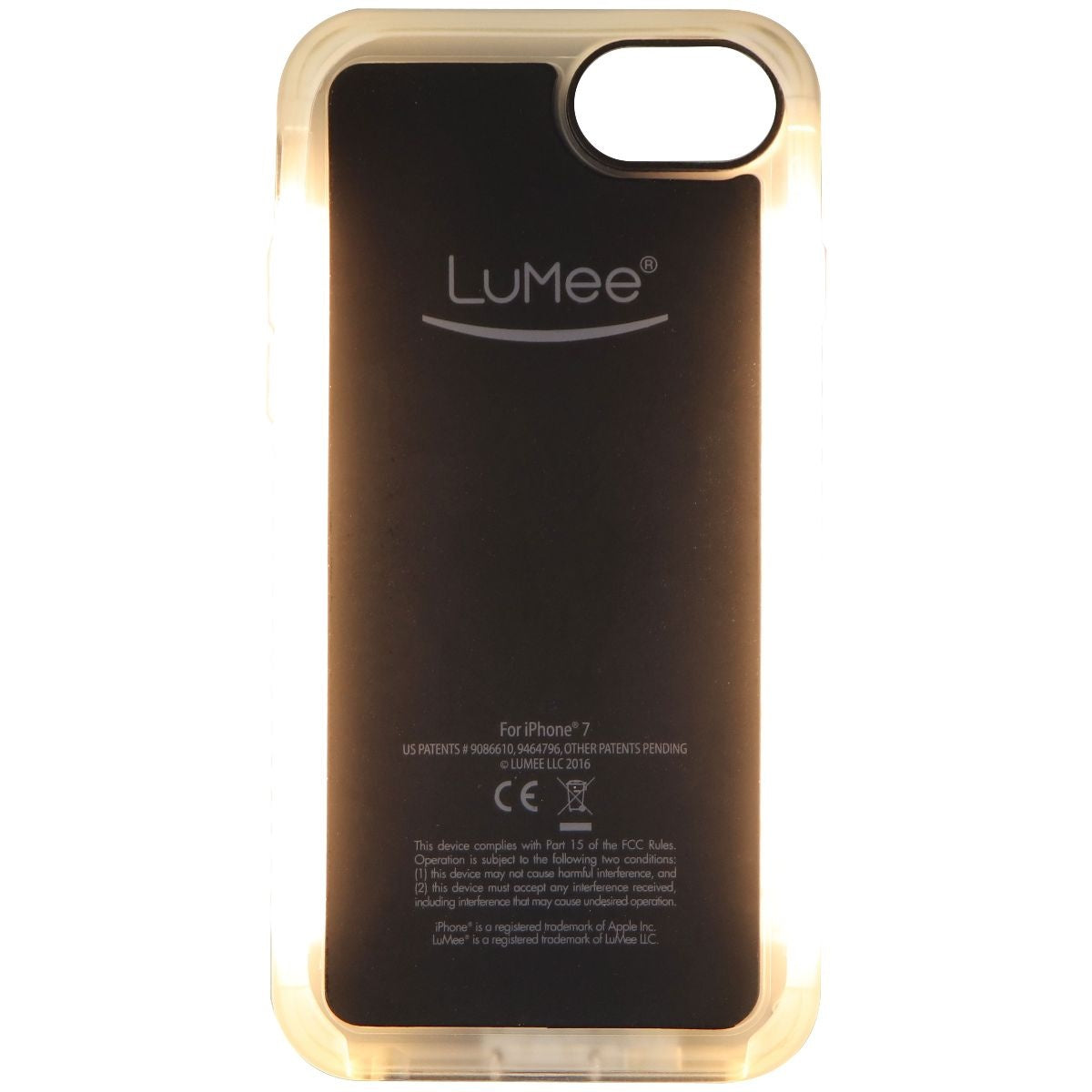 LuMee Duo Series Case for iPhone SE (2nd Gen) / iPhone 8 / iPhone 7 - Gold Matte Cell Phone - Cases, Covers & Skins LuMee - Simple Cell Bulk Wholesale Pricing - USA Seller