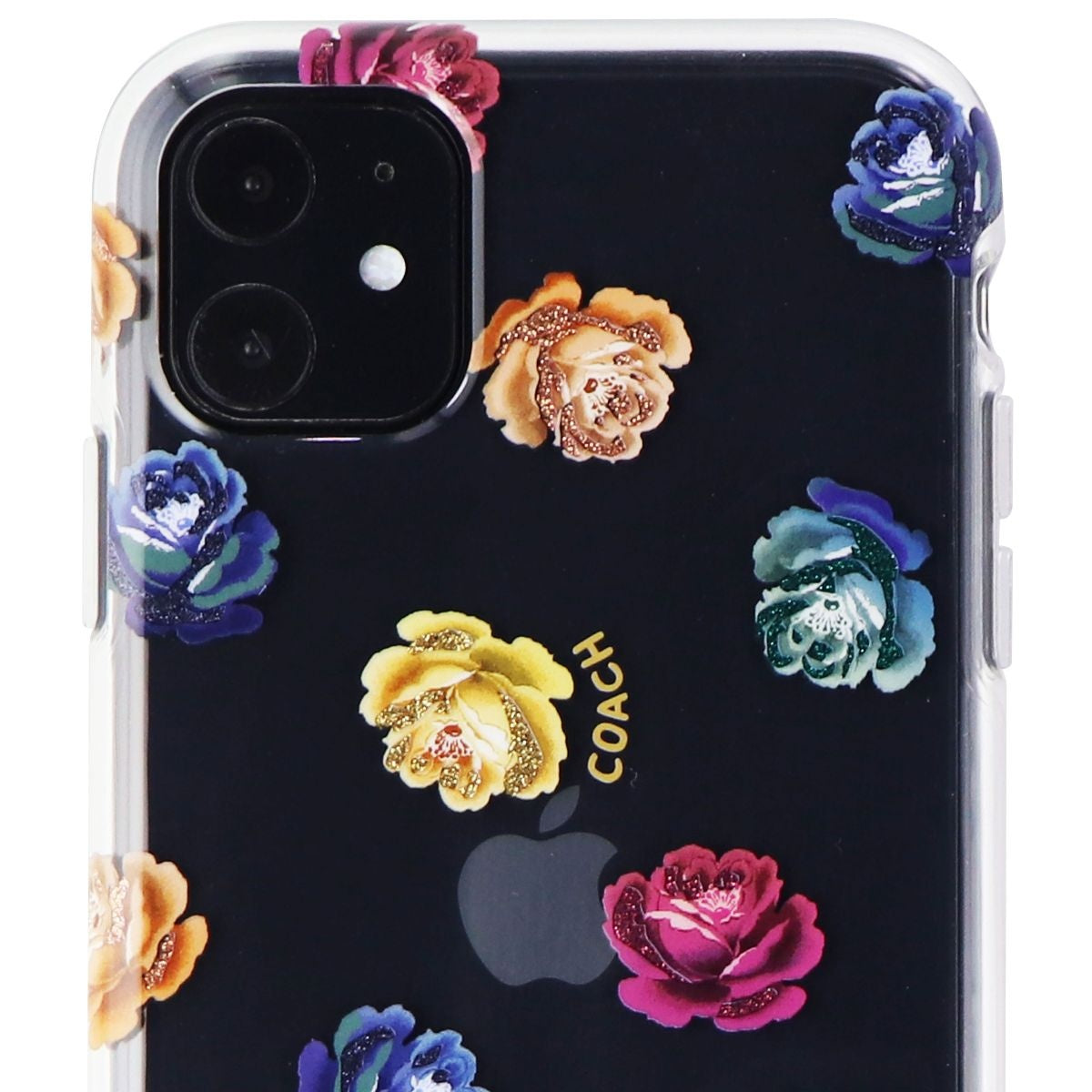 Coach Dreamy Peony Hybrid Case for Apple iPhone 11 - Clear/Rainbow/Glitter Cell Phone - Cases, Covers & Skins Coach - Simple Cell Bulk Wholesale Pricing - USA Seller