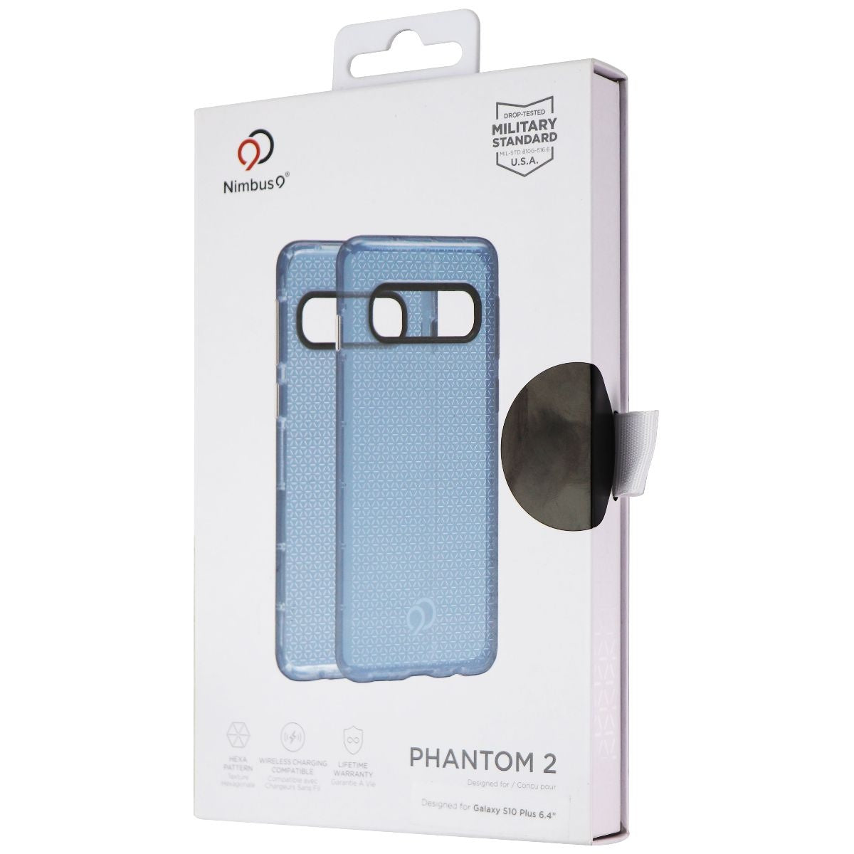 Nimbus9 Phantom 2 Case for Samsung Galaxy S10 Plus - Pacific Blue Cell Phone - Cases, Covers & Skins Nimbus9 - Simple Cell Bulk Wholesale Pricing - USA Seller