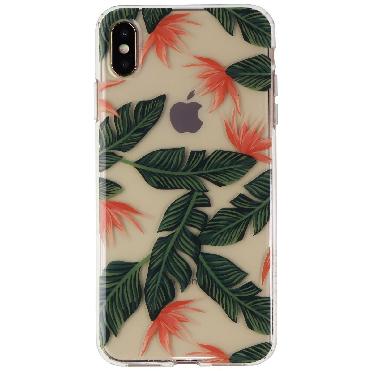 Platinum Hardshell Case for Apple iPhone XR Smartphones- Palm Trees/Clear Cell Phone - Cases, Covers & Skins Platinum - Simple Cell Bulk Wholesale Pricing - USA Seller