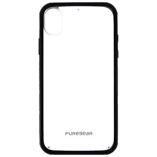 PureGear DualTek Clear Case for Apple iPhone XR - Clear/Black/Gray Cell Phone - Cases, Covers & Skins PureGear - Simple Cell Bulk Wholesale Pricing - USA Seller