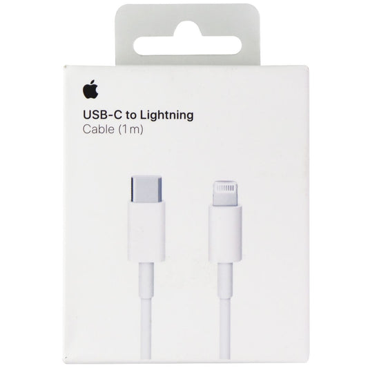 Apple 3.3-Foot (1m) USB-C to Lightning 8-Pin Cable - White (A1703) Cell Phone - Cables & Adapters Apple - Simple Cell Bulk Wholesale Pricing - USA Seller