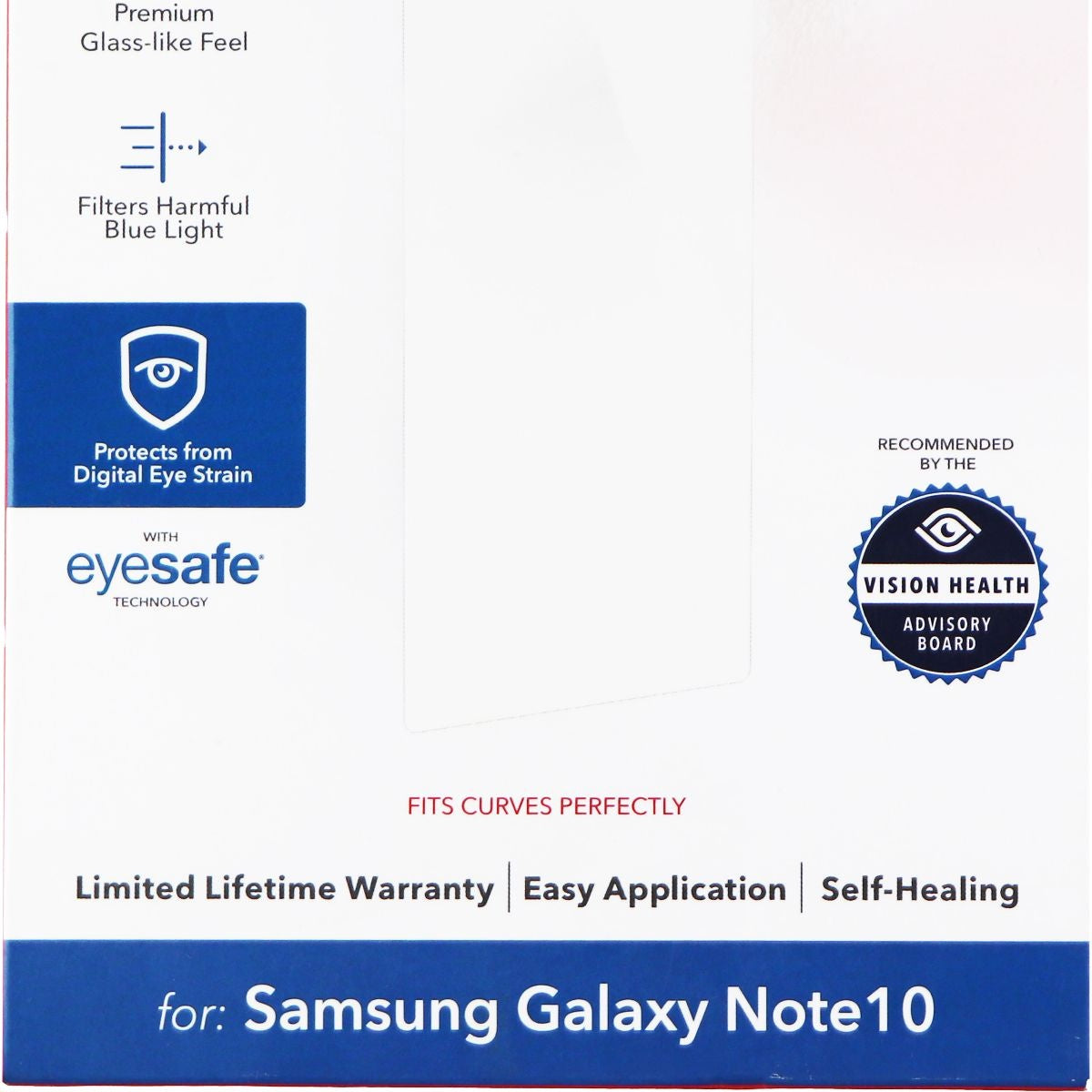 ZAGG InvisibleShield Ultra VisionGuard Screen Protector for Samsung Note 10 Cell Phone - Screen Protectors Zagg - Simple Cell Bulk Wholesale Pricing - USA Seller